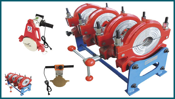 เครื่องเชื่อมท่อHDPE ท่อ PE ขนาด 63-160 มิลลิเมตร